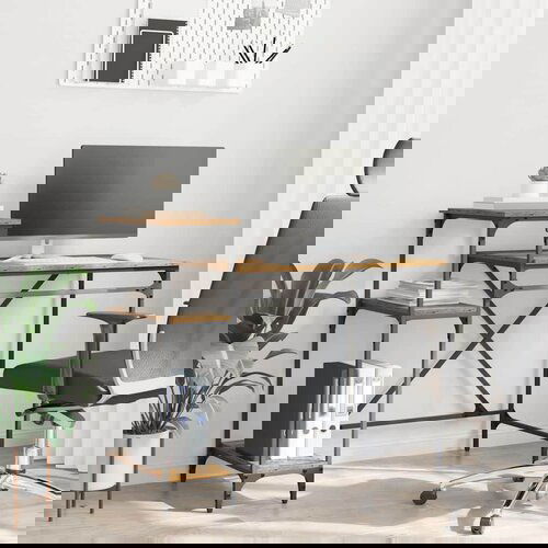 vidaXL Miza Star les 105 x 50 x 90 cm Konstruiran les Cene