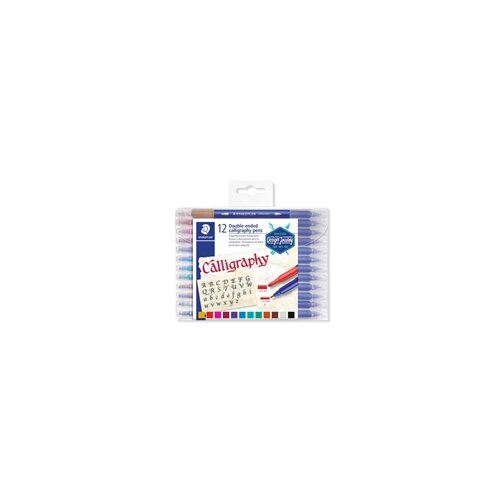 Staedtler Flomasteri Caligrafija Design Journey, dvostruki, 12 komada Slike
