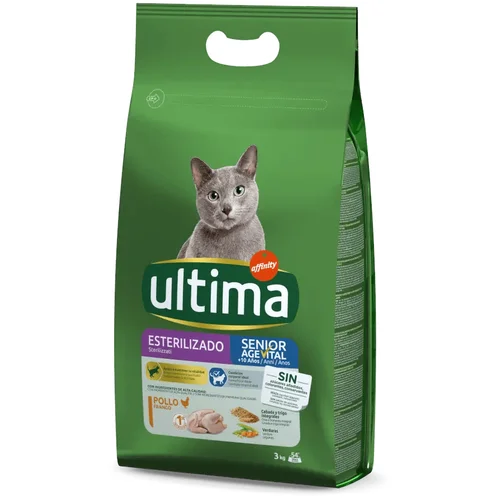  Ultima Cat Sterilized Senior - 3 kg