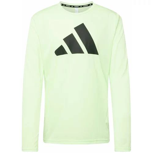 Adidas Tehnička sportska majica 'RUN IT' limeta / crna