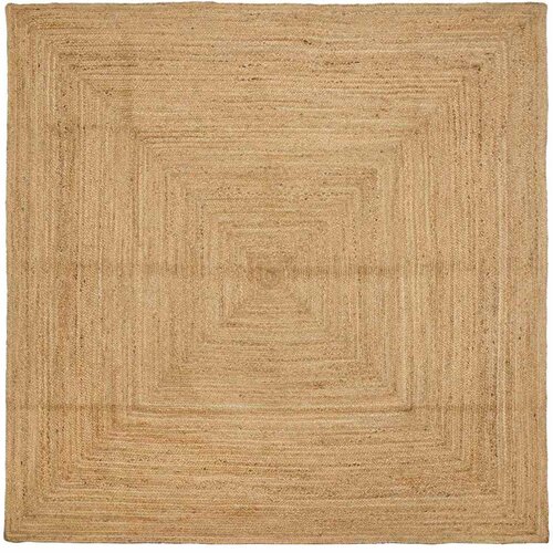 VidaXL Tepih Bež 300 x 300 cm Juta Slike