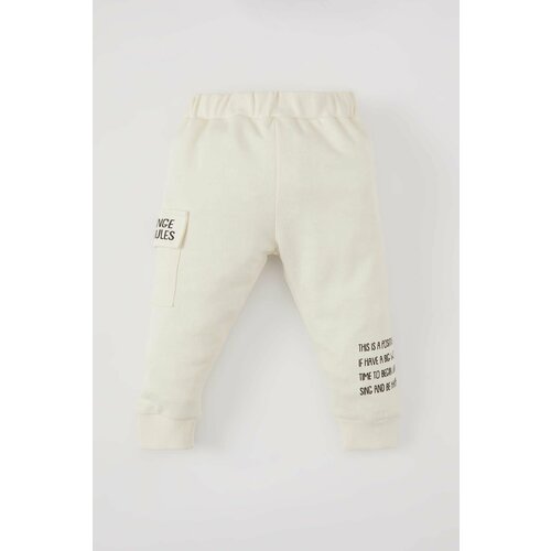 Defacto Baby Boy Slogan Printed Sweatpants Slike