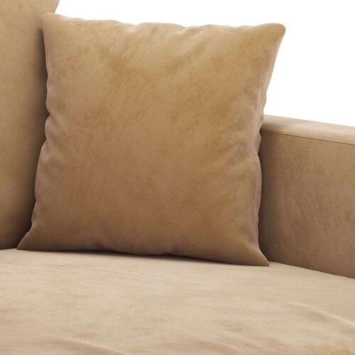  2-dijelni set sofa s jastucima smeđi bar&amp;scaron;unasti Slike