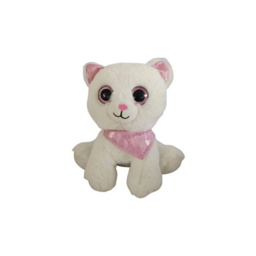  Pli&amp;scaron;ana mačka 27cm bela ( 11/60009 ) Slike
