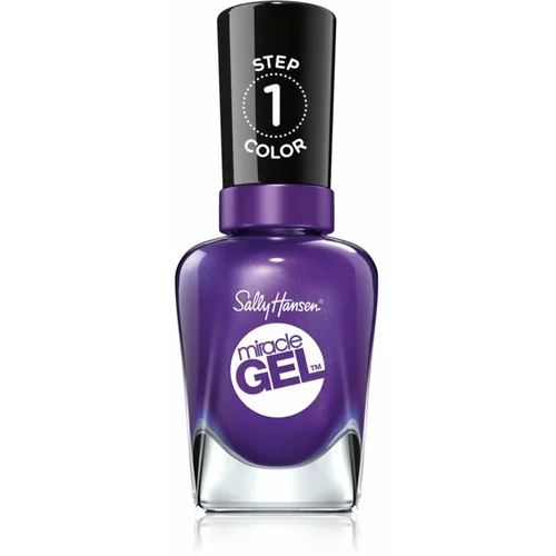Sally Hansen Miracle Gel™ gel lak za nohte brez uporabe UV/LED lučke odtenek 570 Purplexed 14,7 ml