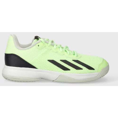 Adidas Otroške superge Courtflash K zelena barva
