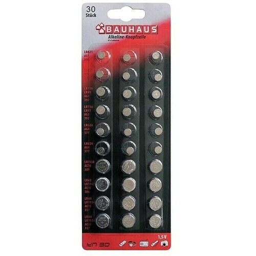 BAUHAUS Plosnata baterija (30 -dij., 1,5 V) Cijene