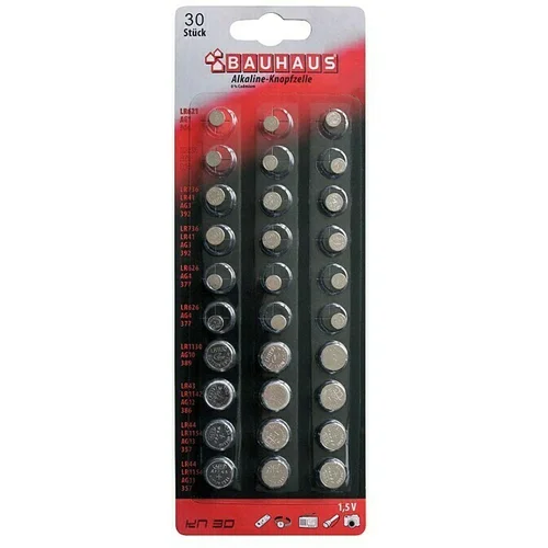 BAUHAUS Plosnata baterija (30 -dij., 1,5 V)