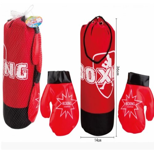  sportski set boks džak i rukavice N805A crveni 52024 Cene