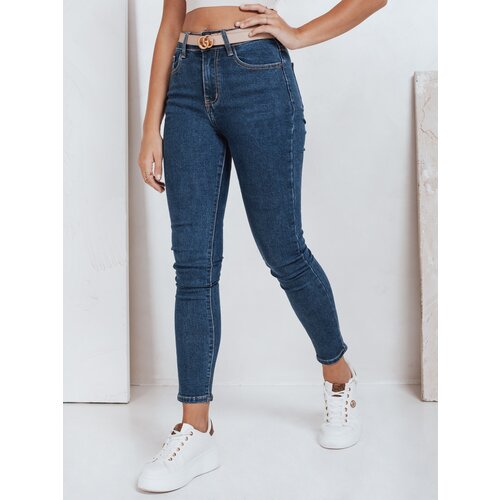 DStreet Jeansy damskie skinny niebieskie Cene