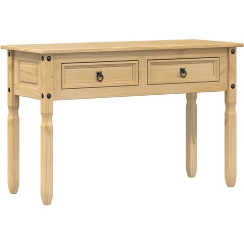 Maison Chic konzolna miza - miza ob steni Corona 115x46x73 cm trdna borovina, (21786423) Cene