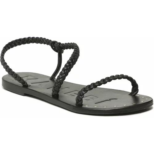 Manebi Sandali Sandals S 6.4 Y0 All Black Braid