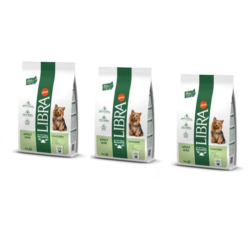 Libra dog adult mini - piščanec 3 x 3 kg Cene