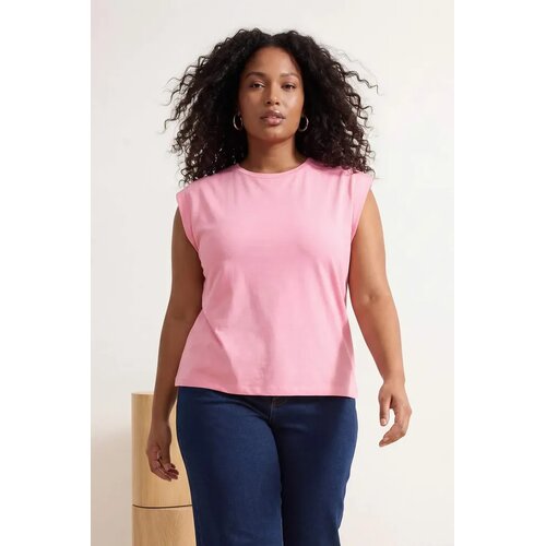 Trendyol Ženska majica TBBSS26BF00013, Roze Cene