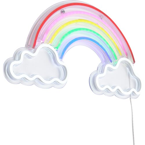 QAZQA Neonska stenska svetilka večbarvna vklj. LED - Rainbow Cene