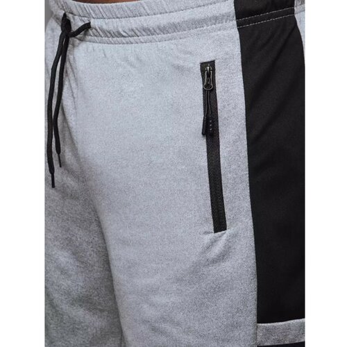 DStreet Light gray men's shorts SX2098 Slike