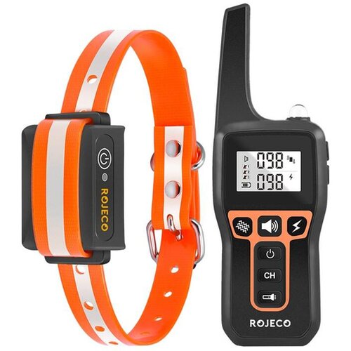 Rojeco 1000m elektronska ovratnica pd529 (oranžna) Slike