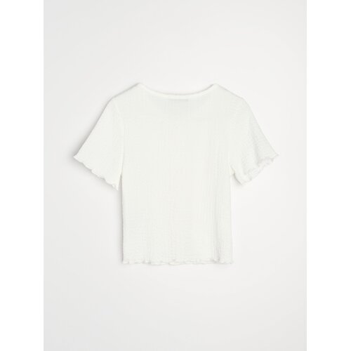 Sinsay Bluza kratkih rukava s ukrasnim gumbima Slike