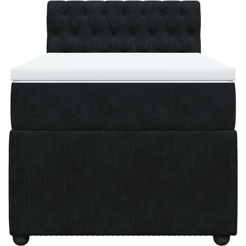 Box spring krevet s madracem crni 100x200 cm bar&amp;scaron;unasti Slike