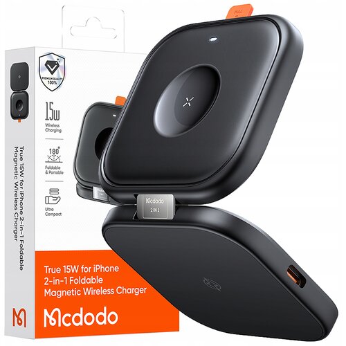 McDodo 3-V-1 INDUKTIVNA POLNILNA POSTAJA ZA IPHONE, AIRPODS, WATCH, QI2, (5000302927) Cene