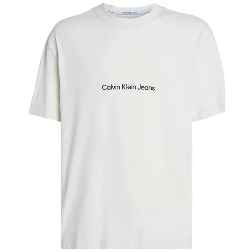 Calvin Klein Jeans Majice s kratkimi rokavi - Bež