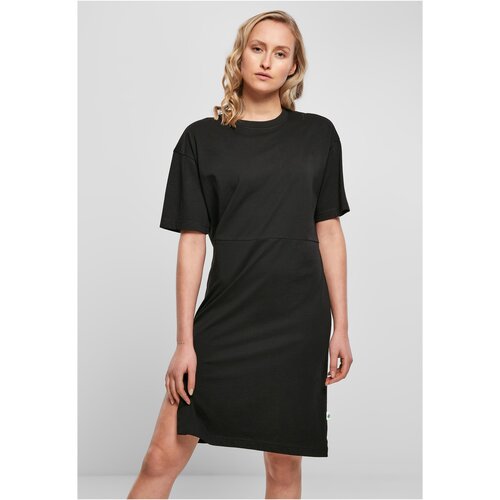 Urban Classics Women&amp;#039;s dress with slit black Slike