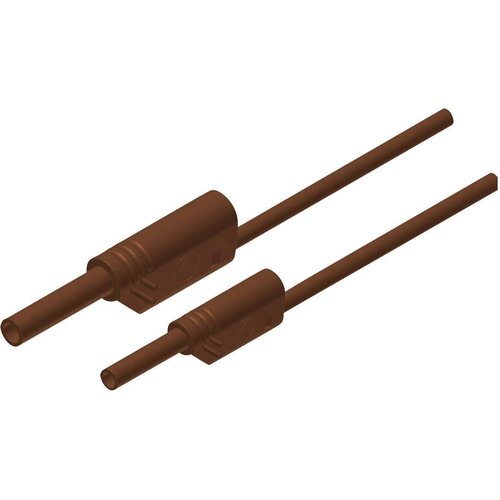 SKS Hirschmann MAL S WS 2-4 100/1 varnostni merilni kabel [lamelni vtič 4 mm - lamelni vtič 2 mm] 1.00 m rjava PVC merilni kabel MAL S WS 2-4 100/1\, 1 mm2\,100 cm\, rjav\, 2, (20422657) Slike