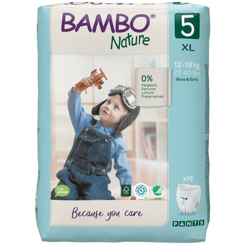 Bambo Nature BAMBO Gaćice Nature 5 a19 12-18kg Slike