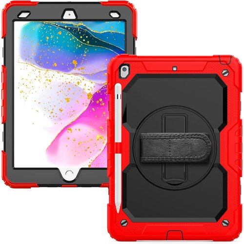 JTech Ohi&scaron;je za iPad Pro 12,9" s stojalom in naramnico Rdeče, (22025511) Cene