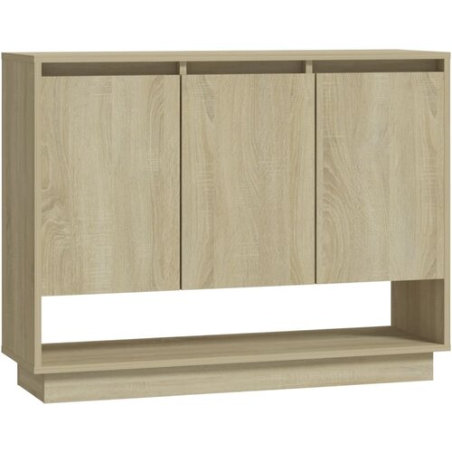 Maison Chic Komoda - Predalnik sonoma hrast 97x31x75 cm iverna plošča, (21717387) Cene