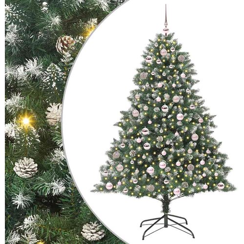  Umjetno božićno drvce Zelena 180 cm PVC, Plastika i Čelik Cijene