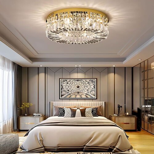 Toolight Luster APP1728-6C 50 cm Gold Slike