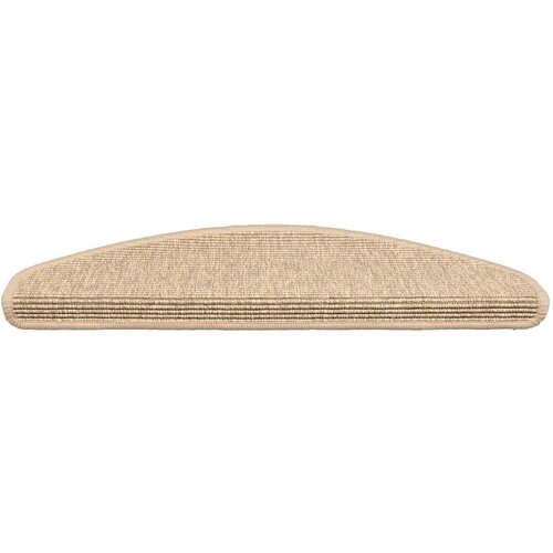  Prostirke za stepenice 15 kom 65x21x4 cm svijetlo bež poluokrugle velike Slike