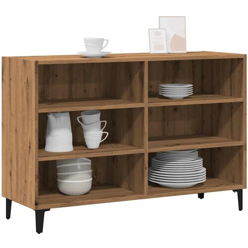 VidaXL Komoda artisan hrast 103,5x35x70 cm inženirski les Slike