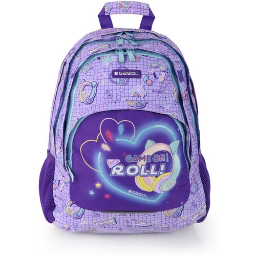 Gabol Ranac školski ergonomski 32x44x18cm 21l-0,56 kg Funny Slike