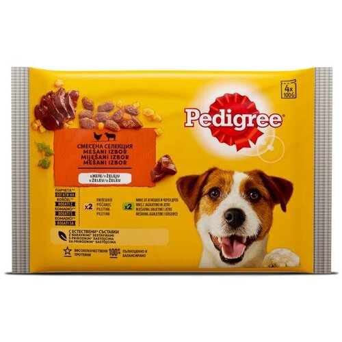 Pedigree Kesice za pse Piletina i jagnjetina 4 x 100 g Cene