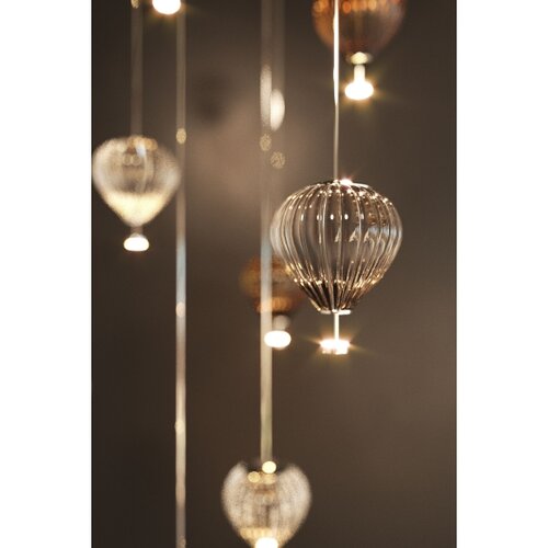  MAXLIGHT P0527 - LED luster na sajli PALLONCINI 2xLED/3W/230V, &amp;Oslash; 12 cm, proziran Slike