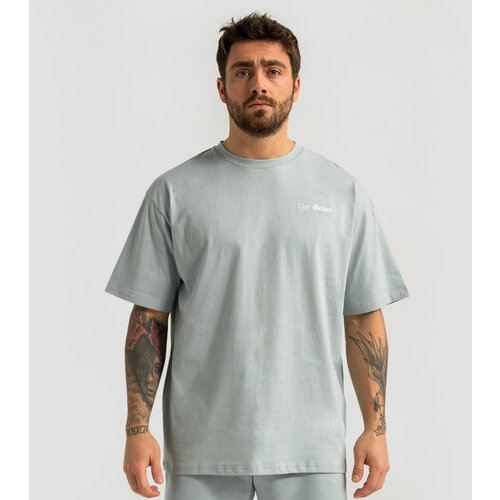 GymBeam Mu&amp;scaron;ka oversized majica Limitless Eucalypt Slike