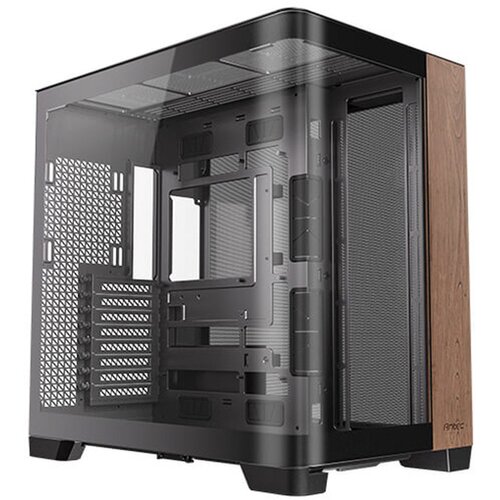 Antec c8 curve wood full-tower okno leseno črno/rjavo gaming ohi&scaron;je Cene