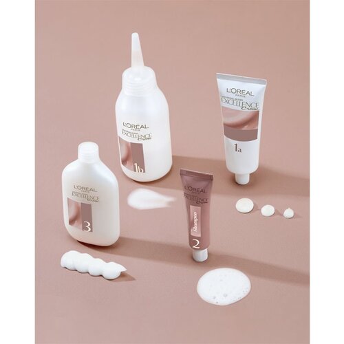 L&amp;acute;Or&amp;eacute;al Paris excellence Creme Triple Protection barva za lase za svetle lase za vse vrste las 48 ml odtenek 9U Very Light Blond Slike