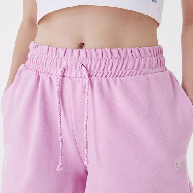 New Era Ženski &amp;Scaron;orts pink womens sweat shorts Slike