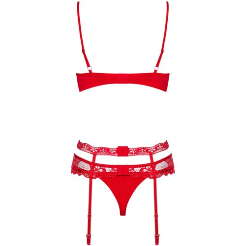 Obsessive Heartina 3 pcs Set Red S/M Slike