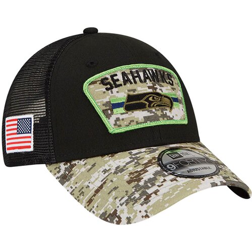 New Era Seattle Seahawks 9FORTY Trucker 2021 Salute to Service kapa Cene