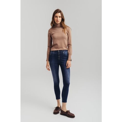 Legendww zenske skinny farmerice dubokog struka sa uskim nogavicama -model 222 256-.222-8389 Slike