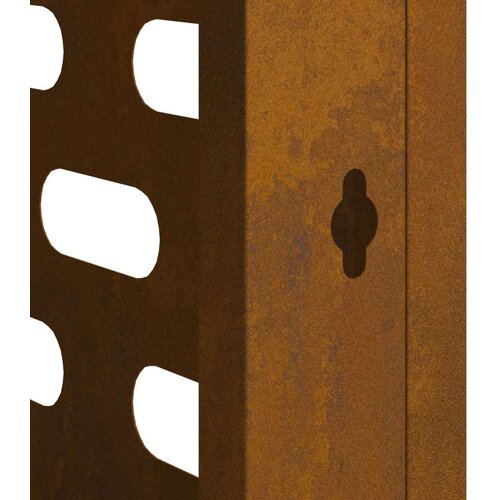 VidaXL Pokrov za klima uređaj Corten čelik Čelik 90 x 40 x 60 cm Slike