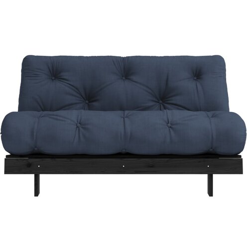 Karup Design Tamno plava sklopiva sofa 140 cm Roots Black Night – Cijene