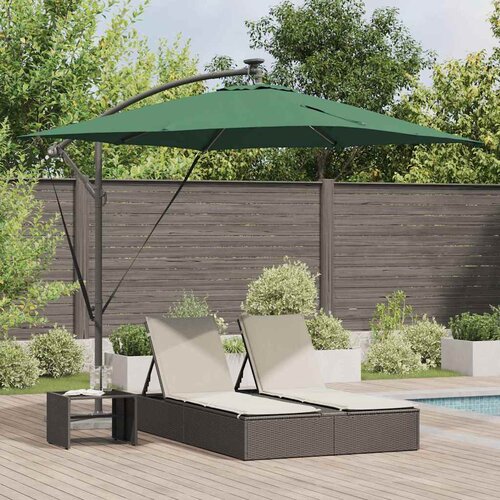  Suncobran Zelena 249 x 249 x 250 cm Poliester i aluminij Cene