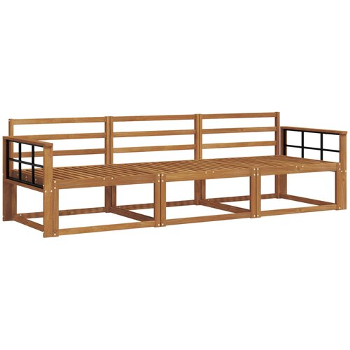  Set vanjskih sofa 3 kom. Prirodna Čvrsto drvo akacije Cene