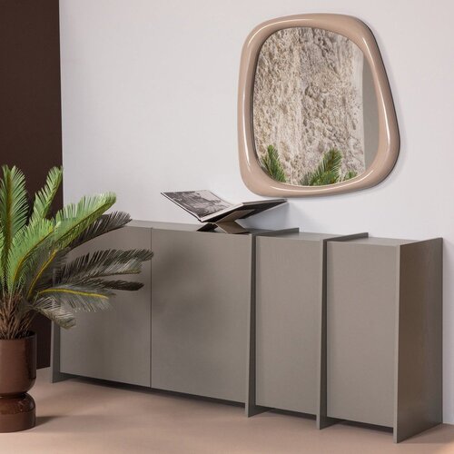 WOOOD Siva komoda v jesenovem dekorju 200x85x44 cm Brock &amp;ndash; Slike