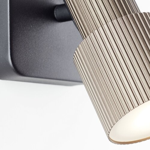 Brilliant LED zidna reflektorska svetiljka CADIZ 1xGU10/5W/230V bronzana Slike